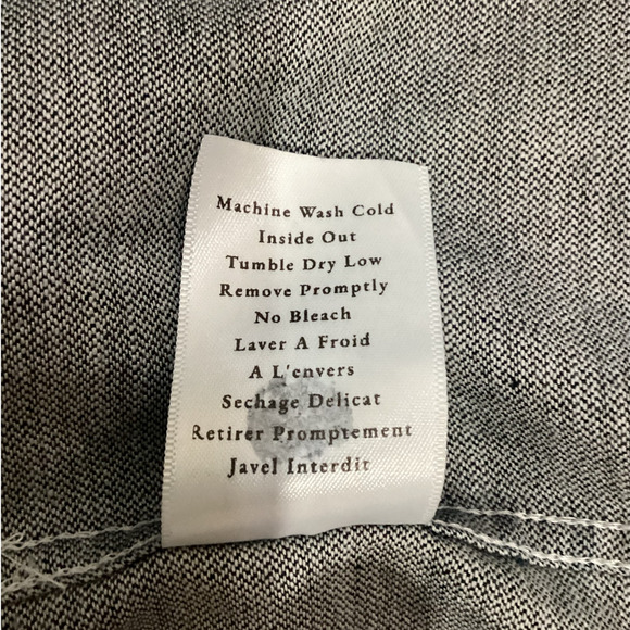 Frank & Eileen Mary Raw Rinse Denim Famous Denim Shirtdress Long Sleeve Small - Picture 15 of 15